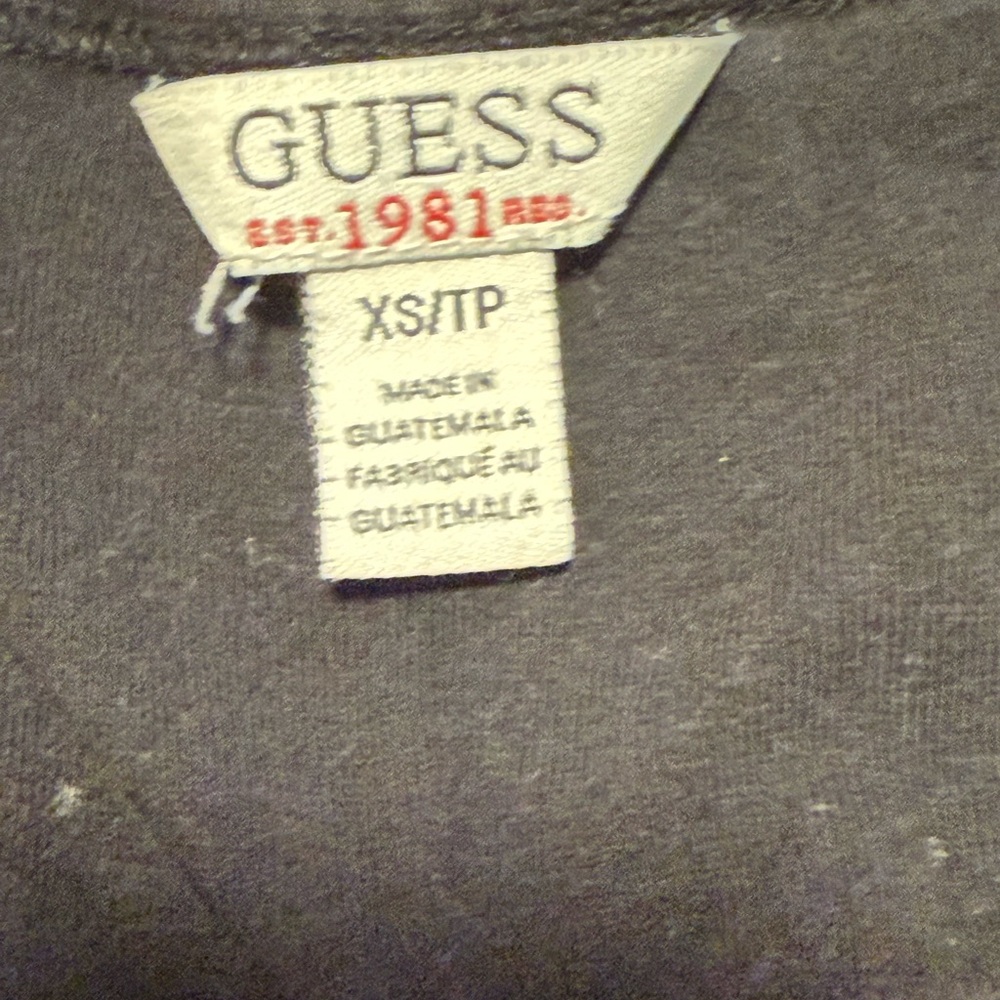 Guess Black Fitted Sleeveless Tank Top - Picture 3 of 5